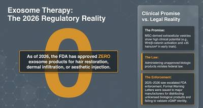 Exosome Therapy for Hair Loss: Promise vs Regulatory Reality